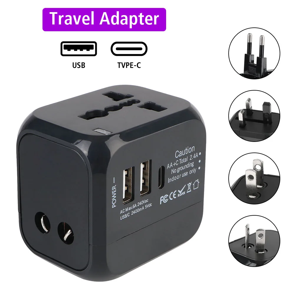 Women Accessories In Uk - All-in-One Reise-Ladegerät-Adapter - US EU UK