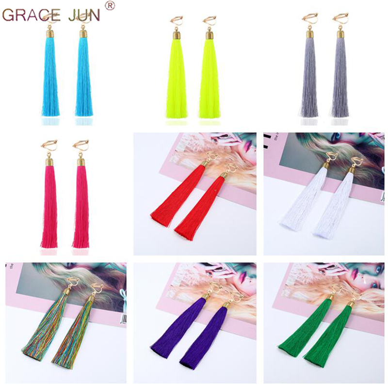 Tassel Earrings Boho - 12 cm & 5,1 ''Lange Quaste