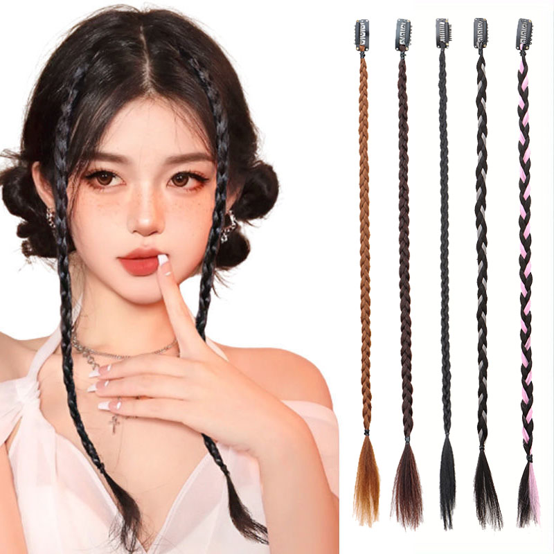 Women Accessories Pack - Wigsin synthetische 2 stücke Zopf Perücke