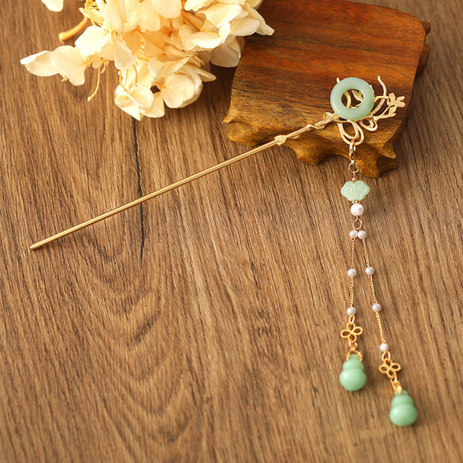 Pearl Hair Pin - Chinesischen Stil Glas Haarnadel Für Frauen