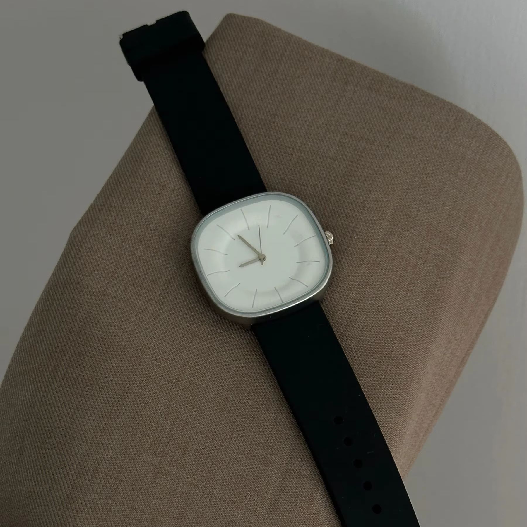 Women'S Accessories To Wear With Watch - Minimalistische Damenuhr mit quadratischem Zifferblatt, Quarzwerk,