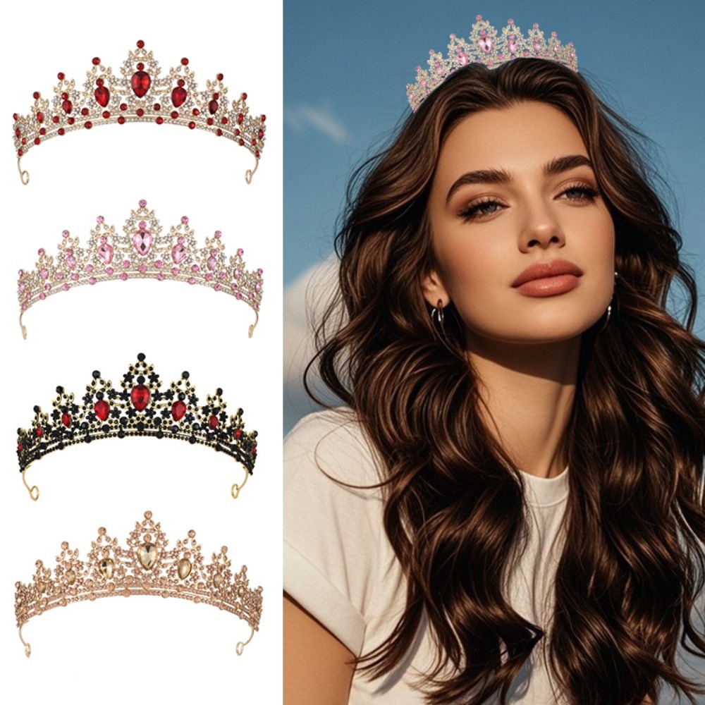 Women'S Wedding Accessories - Vintage Blatt- und Rankenmuster Versilberte Strass-Brautkrone