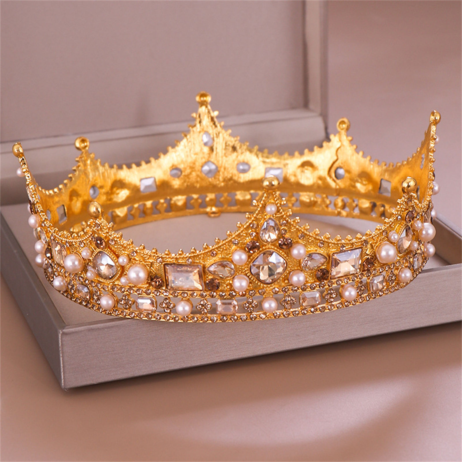 Women'S Wedding Accessories - Legierung Krone Tiara Retro Braut Strass