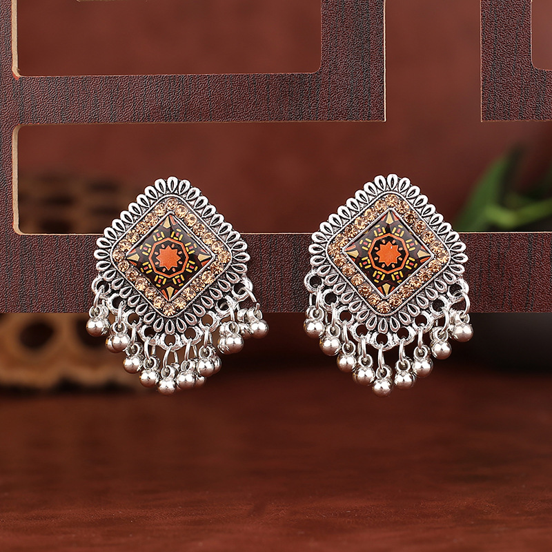 Vintage Ethnische Silber Farbe – Tassel Earrings Boho Bewertung und Preis