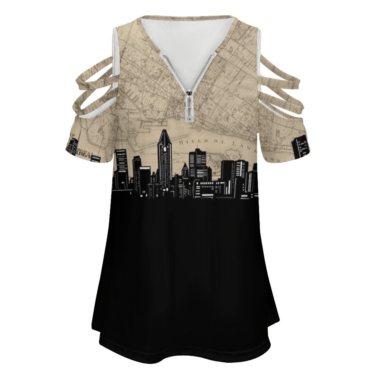 Montreal Skyline Damen T-Shirt – Women'S Accessories Canada Bewertung und Preis