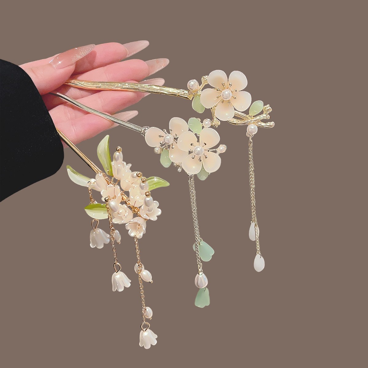 Vintage Haarnadeln im chinesis – Pearl Hair Pin Bewertung und Preis