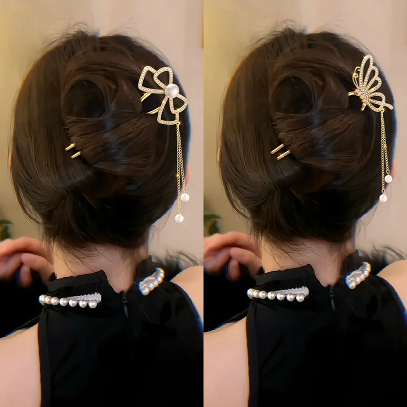 Antiker Stil, Perlen-Strass-Hi – Pearl Hair Pin Bewertung und Preis