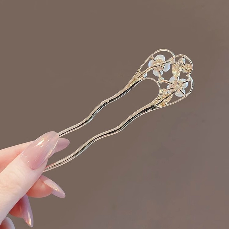 U-förmige Haarnadel, luxuriöse – Pearl Hair Pin Bewertung und Preis