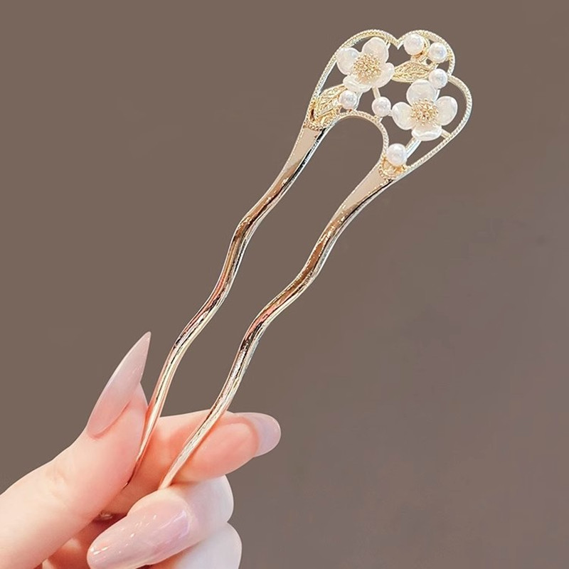 U-förmige Haarnadel, luxuriöse – Pearl Hair Pin Bewertung und Preis