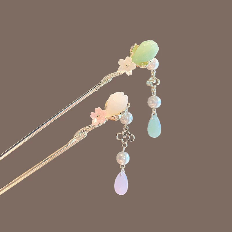 Vintage Blumen-Perlen-Quasten- – Pearl Hair Pin Bewertung und Preis