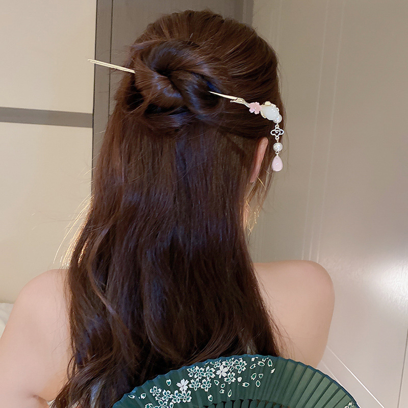 Vintage Blumen-Perlen-Quasten- – Pearl Hair Pin Bewertung und Preis
