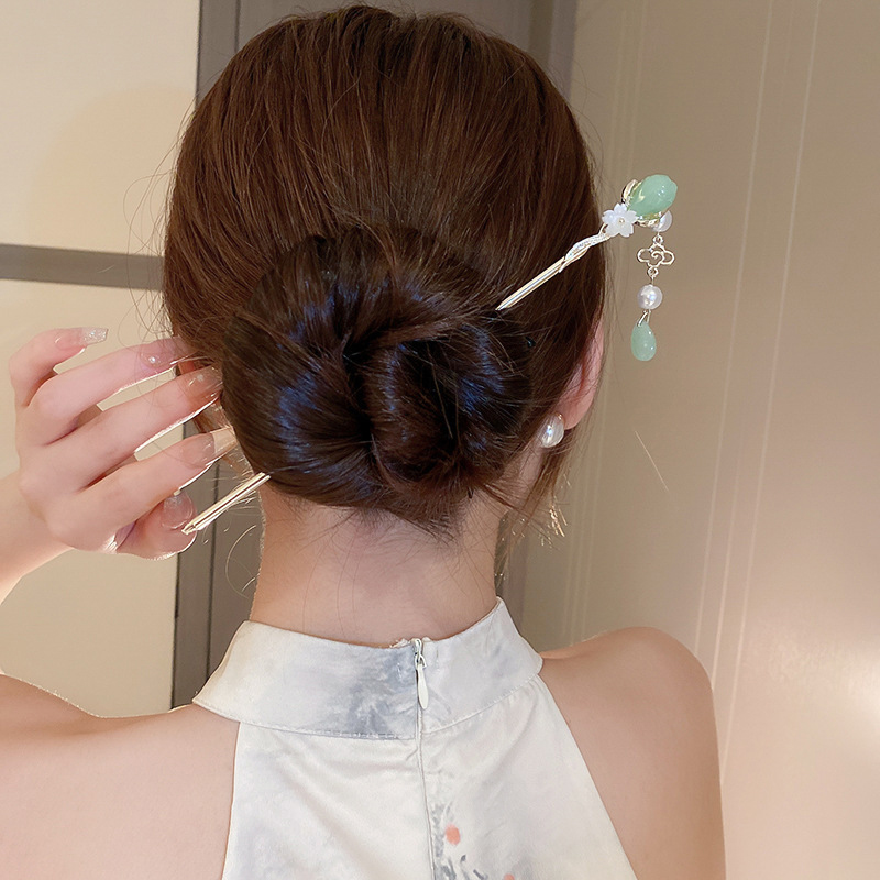 Vintage Blumen-Perlen-Quasten- – Pearl Hair Pin Bewertung und Preis