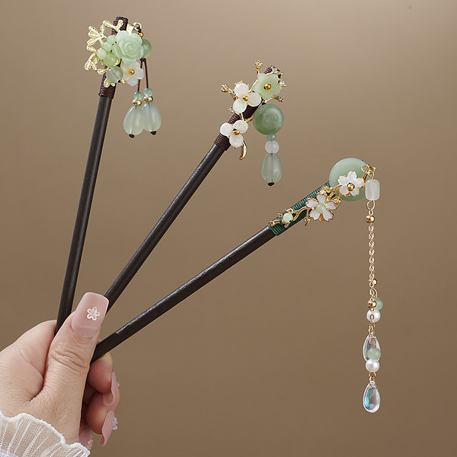 Chinesischer Stil Blumen-Quast – Pearl Hair Pin Bewertung und Preis