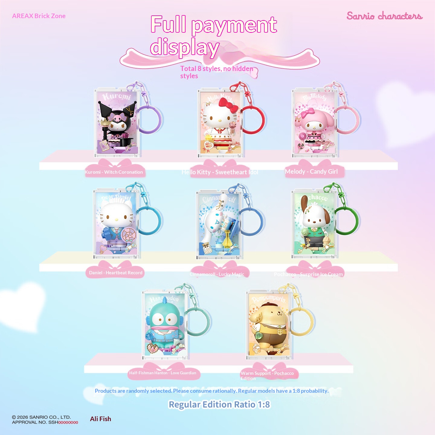 Areax Sanrio Charaktere Bauste – Women Accessories Gift Box Bewertung und Preis