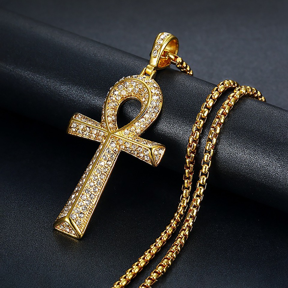 Gothic Vintage Edelstahl Ankh  – Women Accessories Egypt Bewertung und Preis