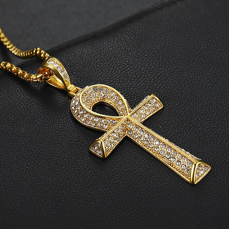 Gothic Vintage Edelstahl Ankh  – Women Accessories Egypt Bewertung und Preis