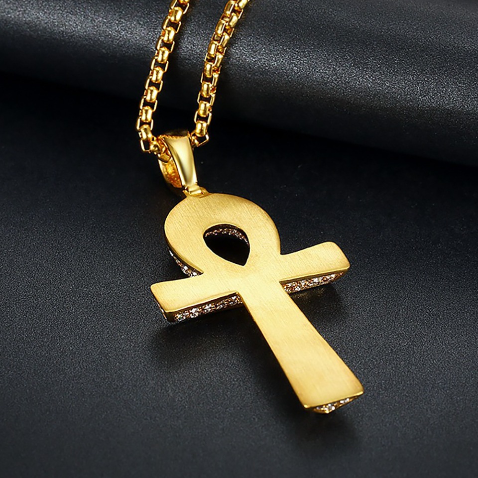 Gothic Vintage Edelstahl Ankh  – Women Accessories Egypt Bewertung und Preis
