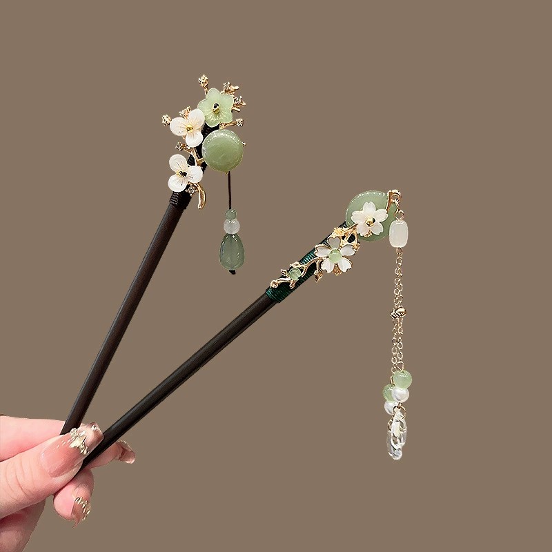 Antike Holz Haarnadel Damen El – Pearl Hair Pin Bewertung und Preis