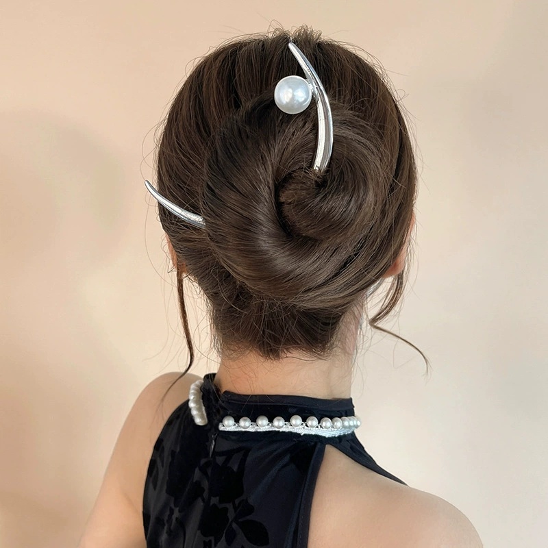 Perlen-Haarstab, Halbmond-Haar – Pearl Hair Pin Bewertung und Preis