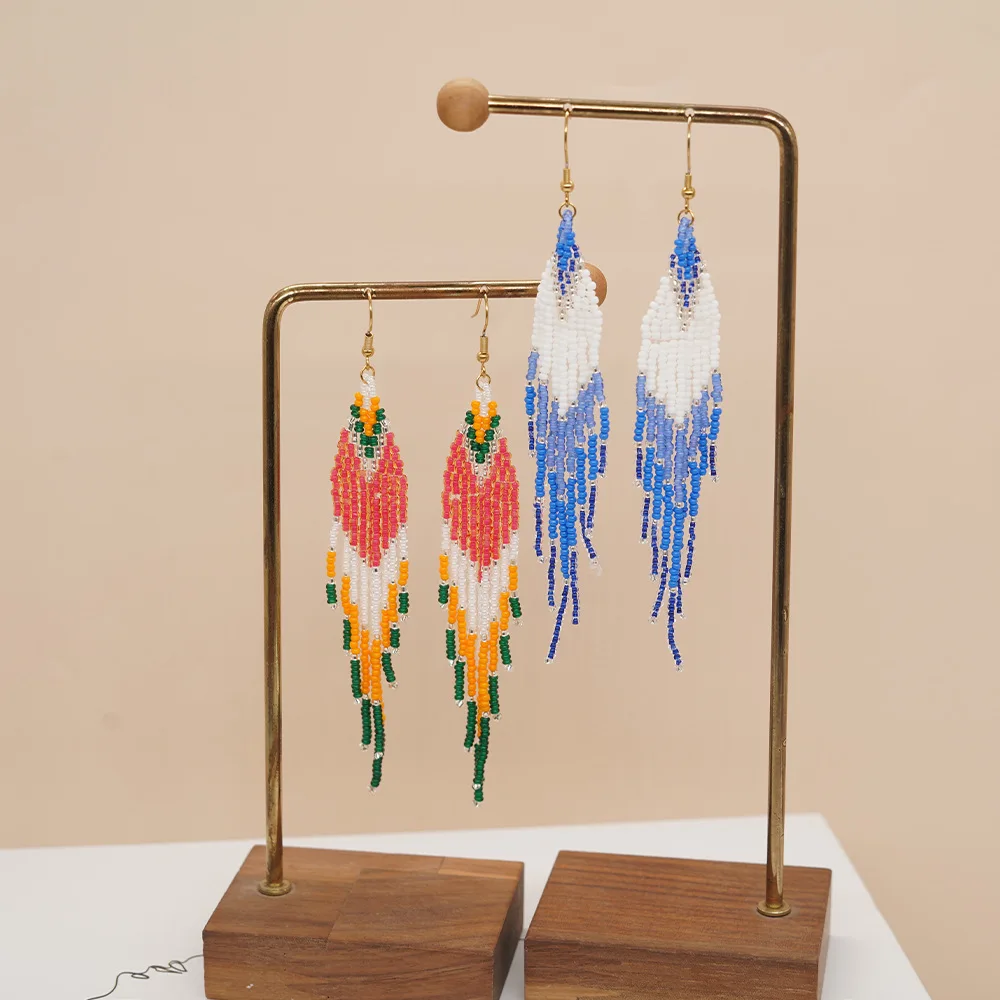Perlen Ohrringe Quaste Origina – Tassel Earrings Boho Bewertung und Preis