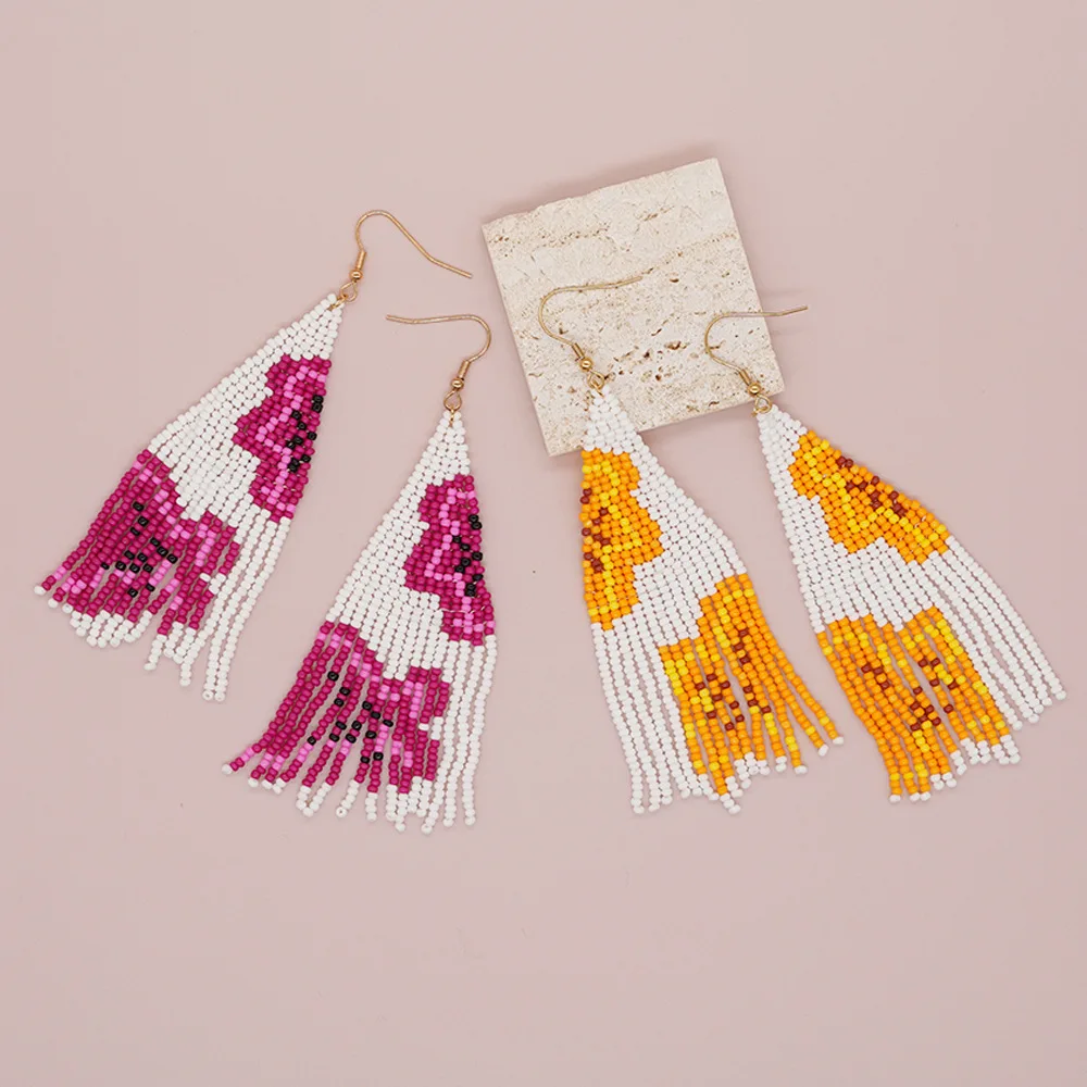 Perlen Ohrringe Quaste Origina – Tassel Earrings Boho Bewertung und Preis