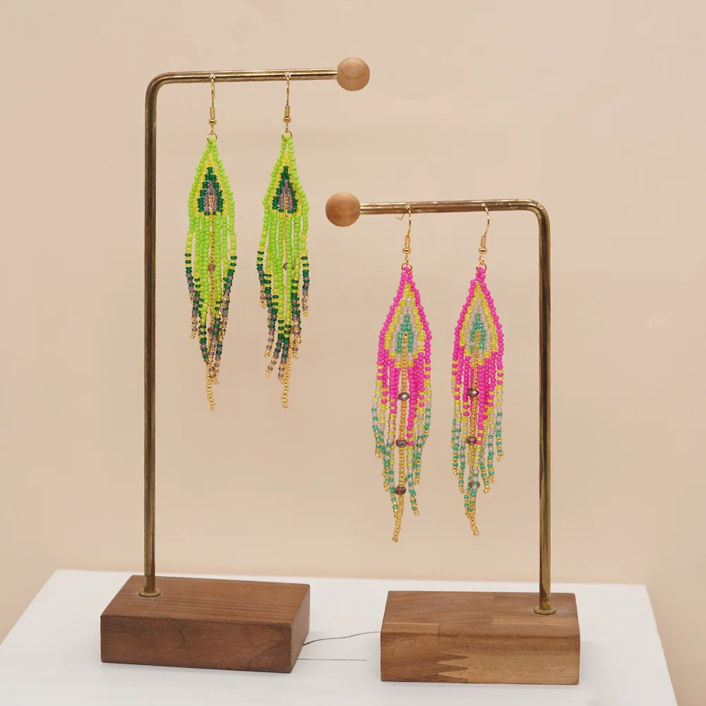 Perlen Ohrringe Quaste Origina – Tassel Earrings Boho Bewertung und Preis