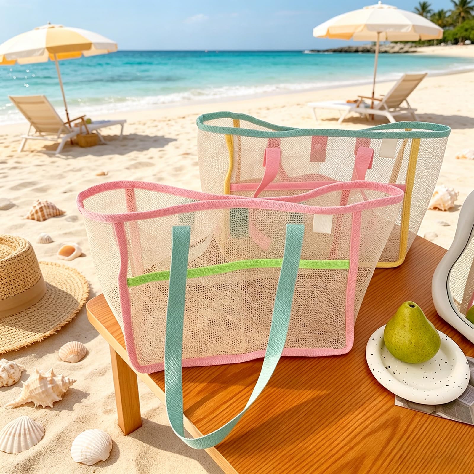 Strandtaschen für Frauen Bunte – Women Accessories Pack Bewertung und Preis