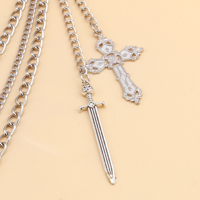 Hip Hop Schädel Kreuz Hosen Ta – Women'S Jeans Accessories Chain Bewertung und Preis