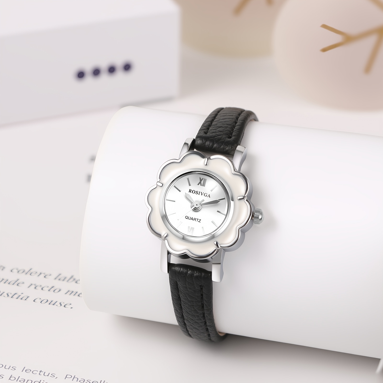 Damen-Quarz-Armbanduhr in Blum – Women'S Accessories To Wear With Watch Bewertung und Preis