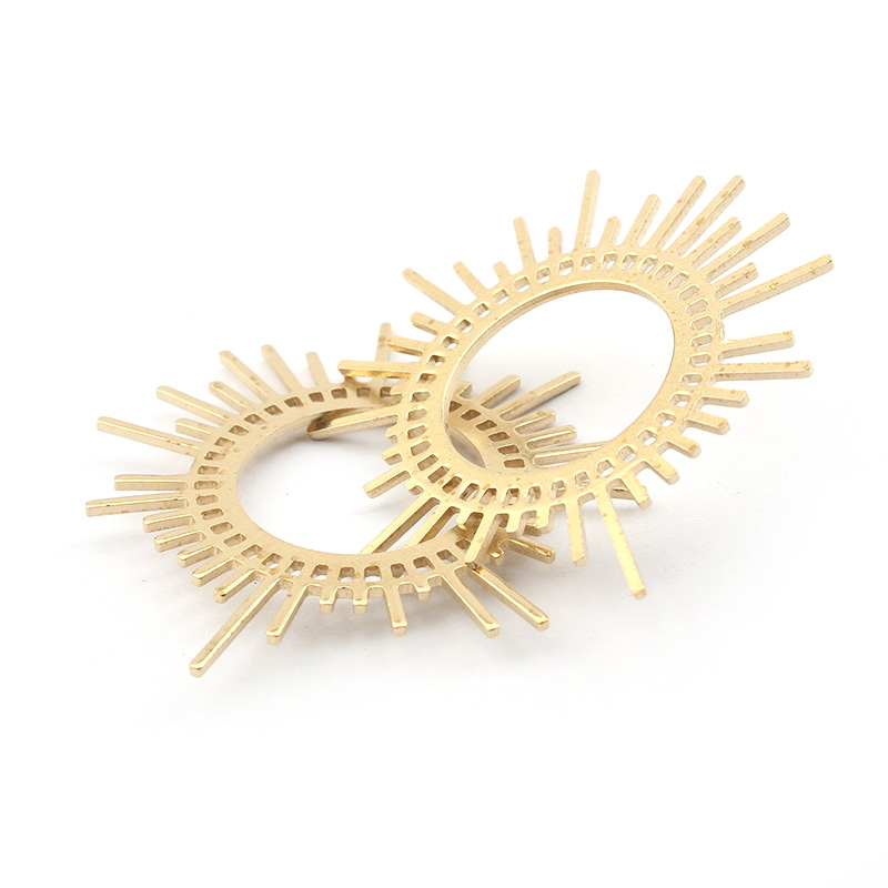 5 teile/los Raw Messing Sun Bu – Tassel Earrings Boho Bewertung und Preis