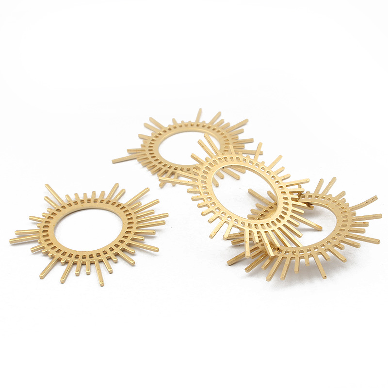 5 teile/los Raw Messing Sun Bu – Tassel Earrings Boho Bewertung und Preis