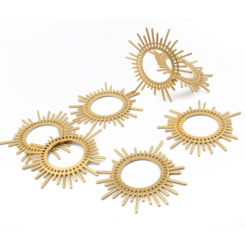 5 teile/los Raw Messing Sun Bu – Tassel Earrings Boho Bewertung und Preis