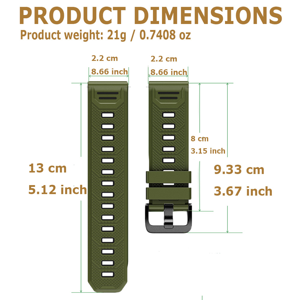 22 mm Silikon-Uhrenarmband, at – Women'S Accessories To Wear With Watch Bewertung und Preis
