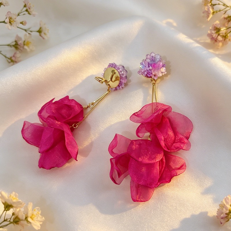 Neue modische Blumen-Quasten-O – Tassel Earrings Boho Bewertung und Preis