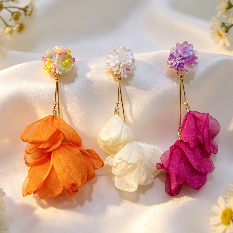 Neue modische Blumen-Quasten-O – Tassel Earrings Boho Bewertung und Preis